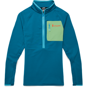 Cotopaxi Otero Fleece Half-Zip Pullover Womens, Gulf, M