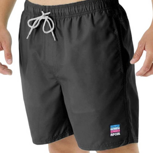 Rip Curl Yo Mama Volley Boy, Washed Black, 8