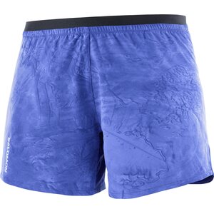 Salomon Cross 5" Short Womens, Chambray Blue / AO / Surf The Web, S