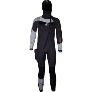 AquaLung Dynaflex Front Zip with Hood 6.5 mm Mens, Grey, L