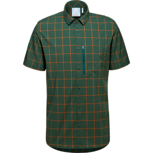 Mammut Mountain Shirt Mens, Woods / Dark Tangerine, M