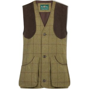 Alan Paine Rutland Mens Shooting Waistcoat, Lichen, 58 (3XL) 48"