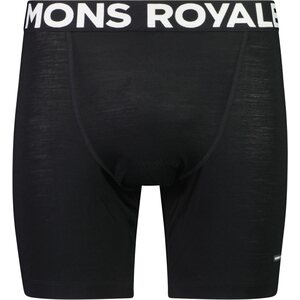 Mons Royale Low Pro Merino Air-Con Bike Short Liner Mens, Black, S