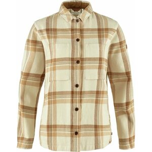 Fjällräven Singi Flannel Overshirt Womens, Chalk White / Dune-Beige (113-196), XS