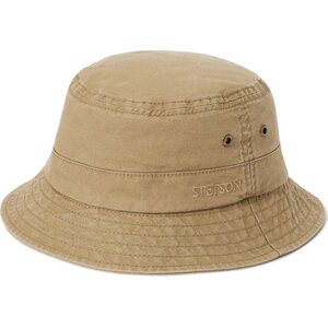 Stetson Bucket Delave Organic Cotton, Olive, 55/S