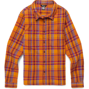 Cotopaxi Mero Organic Flannel Shirt Womens, Sienna Plaid, S
