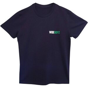 Wide Boyz Double Fist T-Shirt, Navy Blue, M