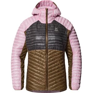 Haglöfs L.I.M Mimic Hood Womens, Fresh Pink / Teak Brown, S