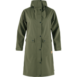 Fjällräven Vardag Rain Parka Womens, Laurel Green (625), S