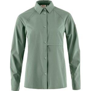 Fjällräven Abisko Trekking Shirt Womens, Patina Green (614), S