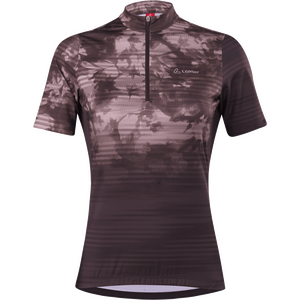 Löffler Bike Jersey Half Zip Spirit Mid Womens, Charcoal, 38