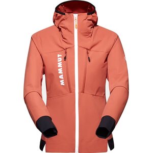 Mammut Aenergy SO Hybrid Hooded Jacket Womens, Brick-Black, L