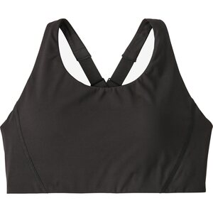 Patagonia Shadowlite Mid Impact Adjustable Bra Womens, Black, XL