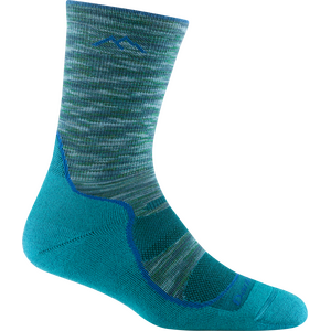 Darn Tough Light Hiker Micro Crew Lightweight Hiking Sock Womens, Neptune, L (EUR 41-42.5), Light Cushion