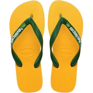 Havaianas Brazil Logo, Pop Yellow, 39/40