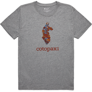Cotopaxi Altitude Llama Organic T-Shirt Mens, Heather Grey, S