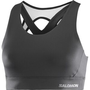 Salomon Cross Run Bra Womens, Deep Black, XS