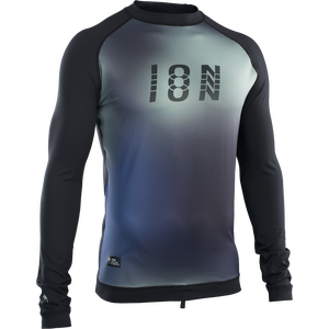 ION Rashguard Men Maze LS, Blue Gradient, 48/S