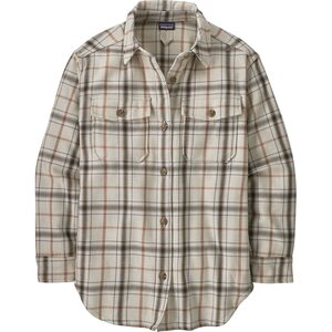 Patagonia Fjord Loft Overshirt Jacket Womens, Tree Top: Pumice, S