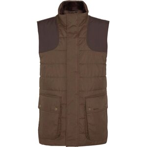 Barbour Bradford Tattersall Gilet Mens, Dark Sand, M