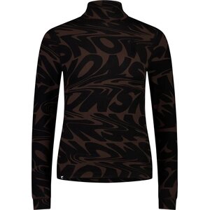 Mons Royale Cascade Merino Base Layer Mock Neck Long Sleeve Womens, Signal Lost Cedar, XL