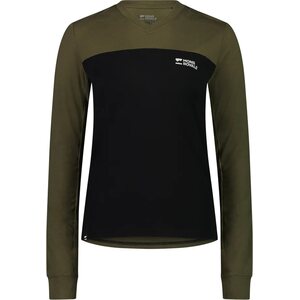 Mons Royale Redwood Merino Air-Con VLS Womens, Dark Olive / Black, S
