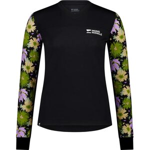 Mons Royale Redwood Merino Air-Con VLS Womens, Alpine Bloom / Black, S
