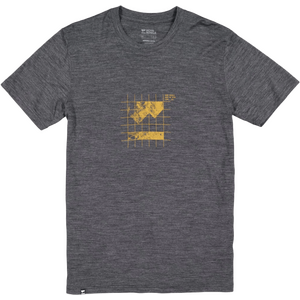 Mons Royale Zephyr T-Shirt Mens, Smoke (2024), L