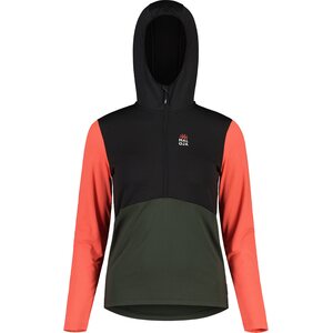 Maloja SchioM. Mountain Midlayer Hybrid Shirt Womens, Deep Black, S