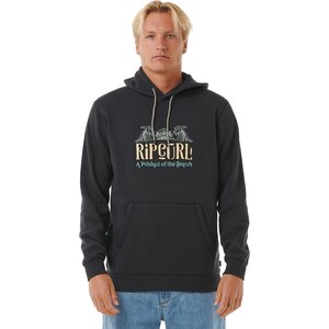Rip Curl Down The Line Hooded
 Mens, Washed Black, S