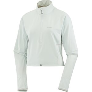 Salomon Sense Aero Hybrid Cropped Pullover Womens, Misty Blue, XL