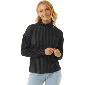 Rip Curl Cosy Fleece Crew
 Womens, Black Marl, S