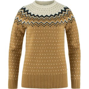 Fjällräven Övik Knit Sweater Womens, Buckwheat Brown / Chalk White (232-113), XS