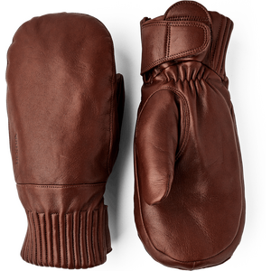 Hestra Idre Wool Mitt, Brown, 6