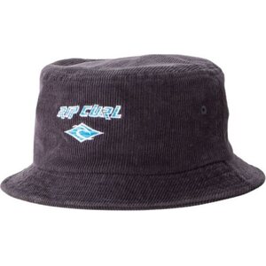 Rip Curl Diamond Cord Bucket Hat, Washed Black, S-M