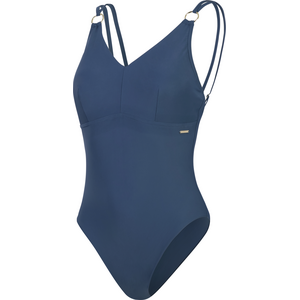 Speedo Shaping Strappy 1 Piece Womens, Spruce Blue, 40