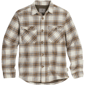 Royal Robbins Snowcap Lined Flannel L/S Mens, Bistre Cataract Falls Pld (227), XL