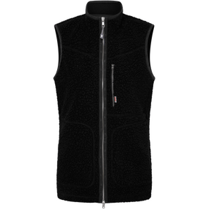 Varg Vargön Fat Wool Vest Womens, Black Granite, S