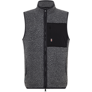 Varg Vargön Fat Wool Vest Mens, Black Granite, M