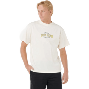 Rip Curl Eddie Would Go The Bay Tee Mens, Bone, M