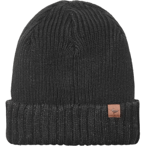 Sealskinz Bacton Waterproof Cold Weather Roll Cuff Beanie, Black, L/XL