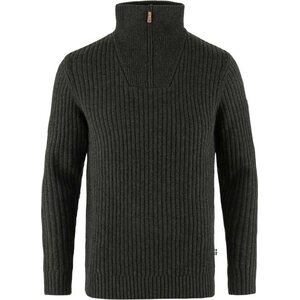 Fjällräven Övik Half Zip Knit Mens, Dark Olive (633), M