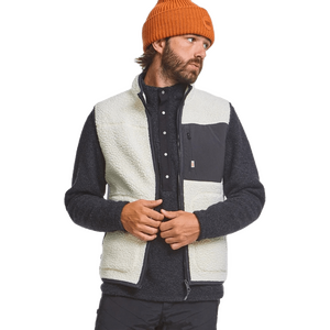 Varg Ön Fatwool Vest Mens, Off White, L