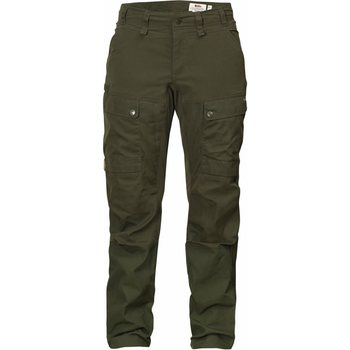 Fjällräven Lappland Hybrid Trousers Womens, Dark Olive (633), 34