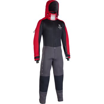 ION Fuse Drysuit 4/3 BZ DL, Black/Red, 50/M