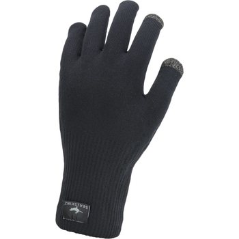 Sealskinz Waterproof All Weather Ultra Grip Knitted Glove, Black, L