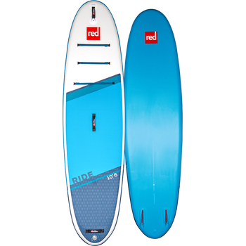 Red Paddle Co Ride 10'6" x 32" pakkaus, Blue/White | Carbon 50 Nylon -melalla (2021)