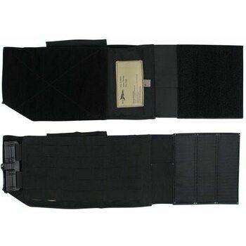 First Spear Overlap Cummerbund, Black, Large