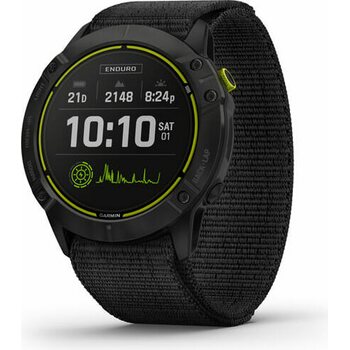 Garmin Enduro Black DLC, Black DLC w/Black Sport Loop Band