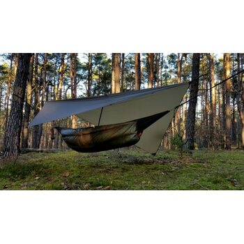 Bushmen Ultralight Tarp 3 x 2m, dark olive